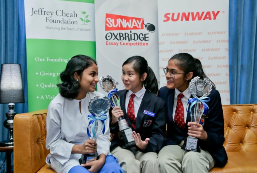 sunway oxbridge essay competition 2021 winners