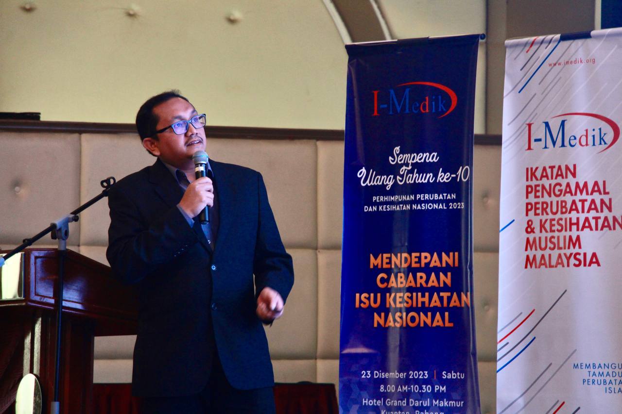 Naib Presiden I-Medik, Pakar Perubatan Kesihatan Awam UniSZA, Dr Mohd Ihsanuddin Abas