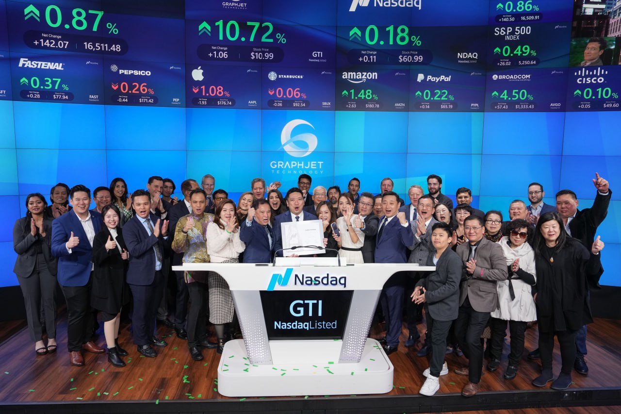 Graphjet Technology disenaraikan di Nasdaq pada 15 Mac 2024