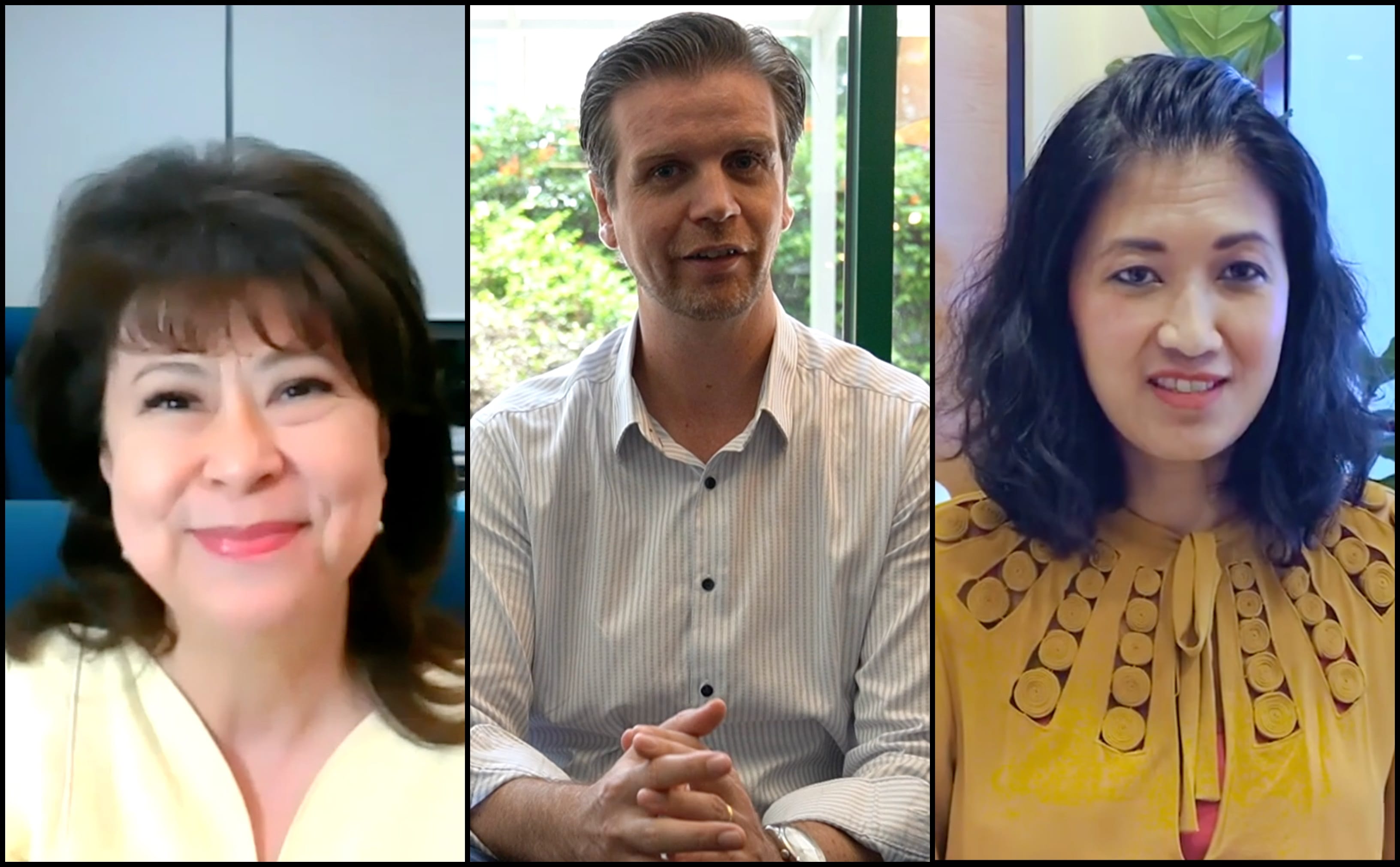 Dr.Elizabeth Lee, Matt Wan Leeuwen dan Surina Shukri.