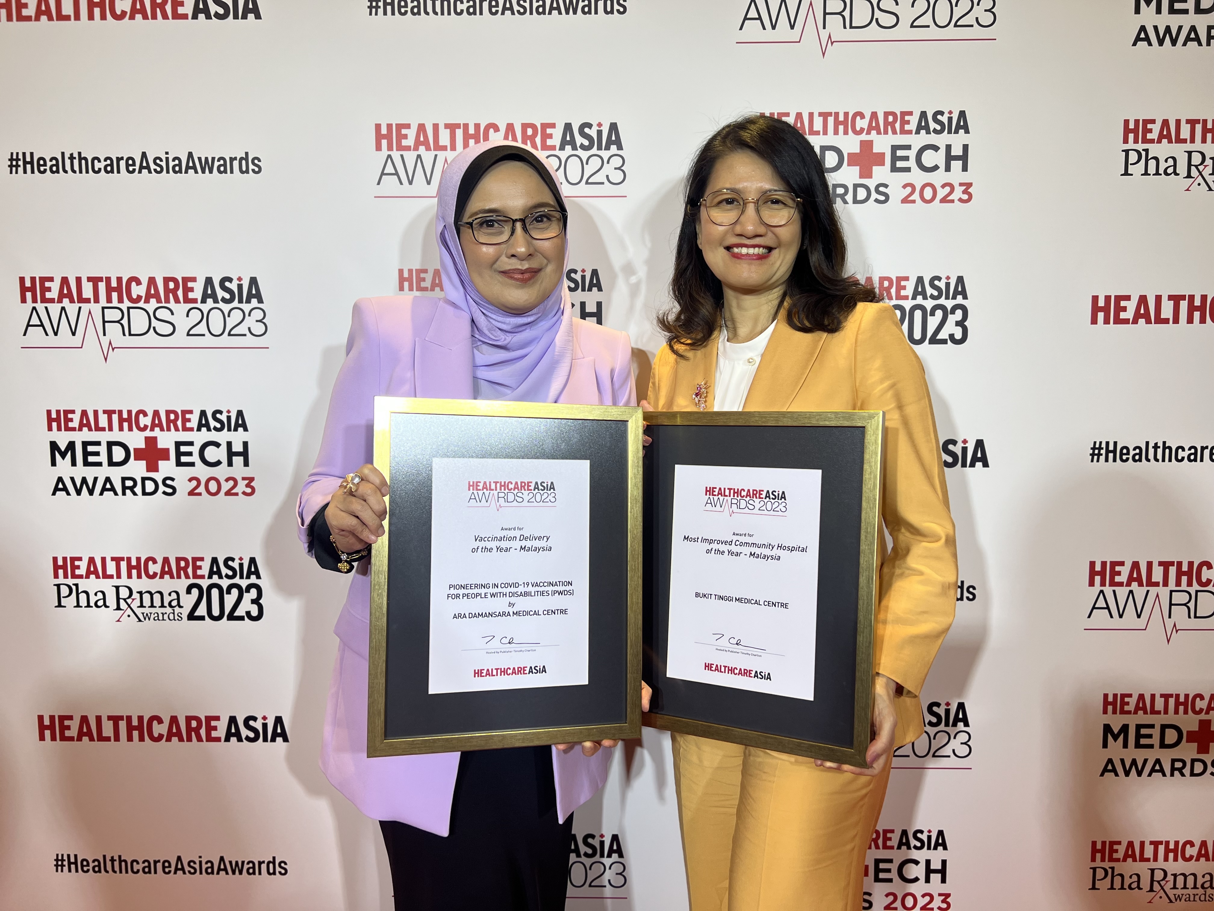 (Dari kiri) Miranda Harumal dan Jasmine Lau