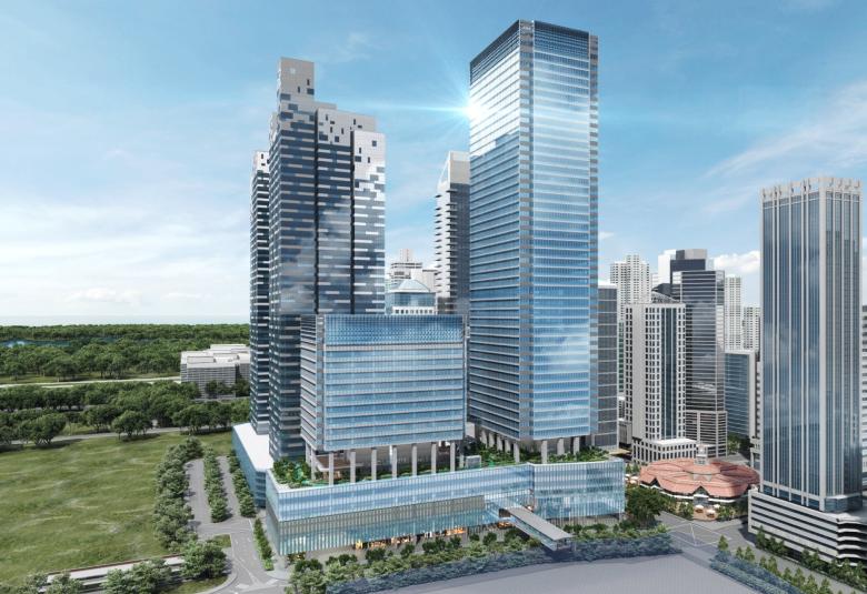 Ilustrasi bangunan pejabat IOI Central Boulevard (IOICB) milik IOI Properties Group di Singapura yang dijangka siap menjelang akhir tahun ini
