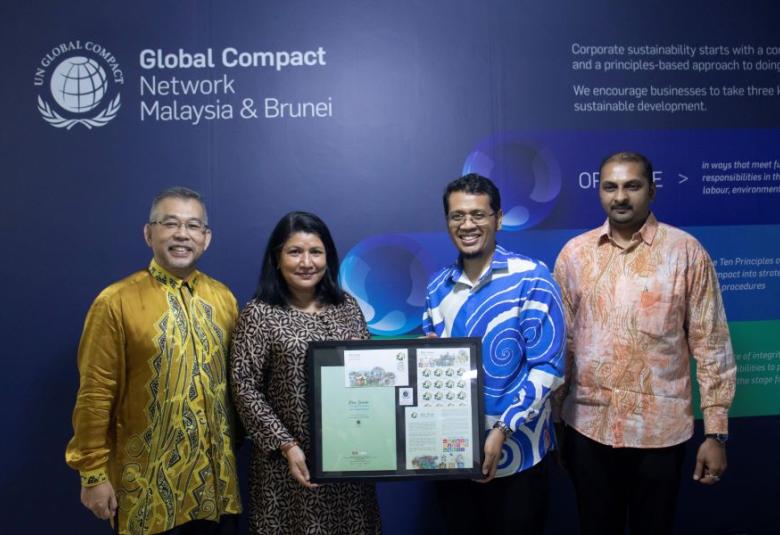 Timbalan Menteri Pembangunan Usahawan dan Koperasi (KUSKOP), Senator Saraswathy Kandasami turut hadir di majlis perasmian akademi UNGCMYB