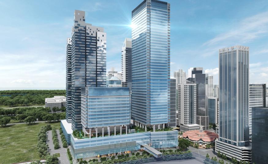 Illustrasi IOI Central Boulevard di Singapura