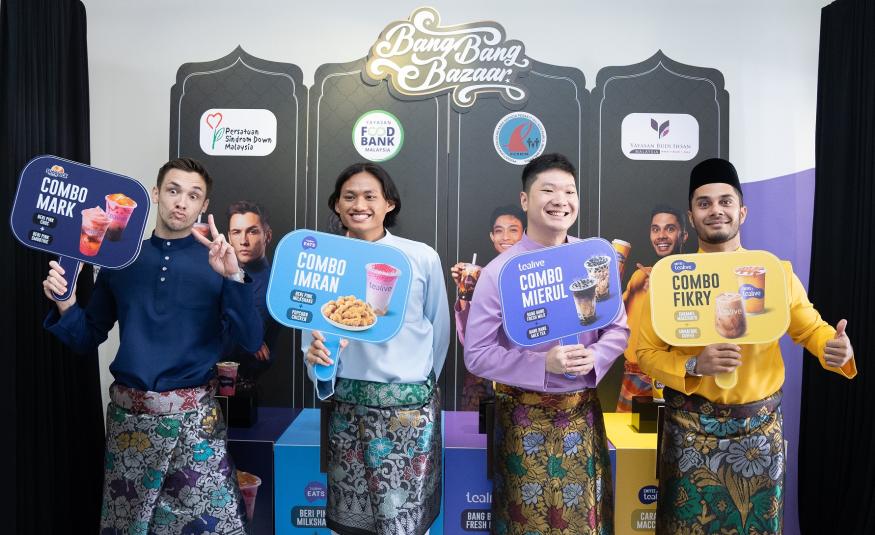 (Dari kiri) Mark O'Dea, Imran Bard, Ng Yau Chuan dan Fikry Ibrahim