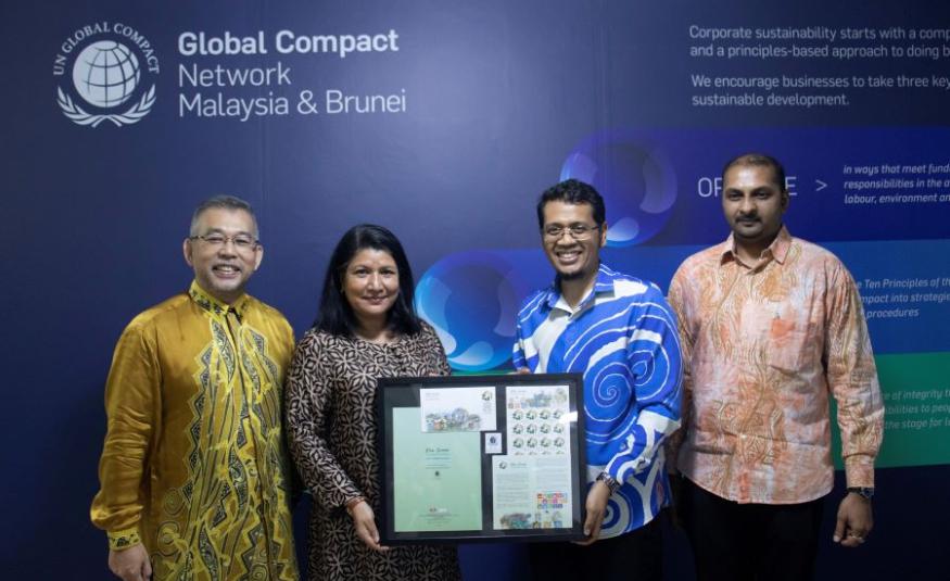 Timbalan Menteri Pembangunan Usahawan dan Koperasi (KUSKOP), Senator Saraswathy Kandasami turut hadir di majlis perasmian akademi UNGCMYB