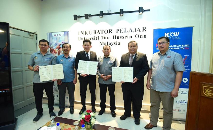 KGW dan UTHM jalin kerjasama mewujudkan hab perdagangan perusahaan bagi memperkasakan pelajar dengan pembelajaran langsung dalam logistik dan e-dagang.