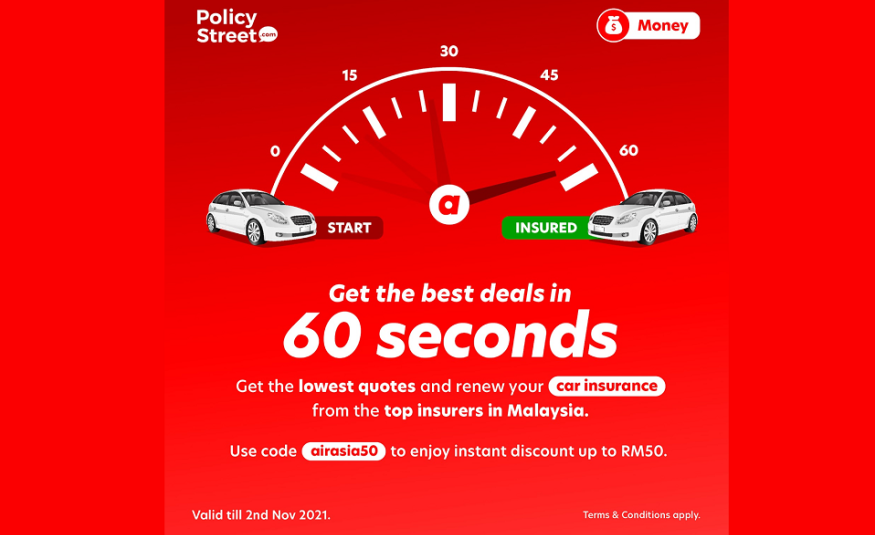 airasia money tawar insurans kereta digital