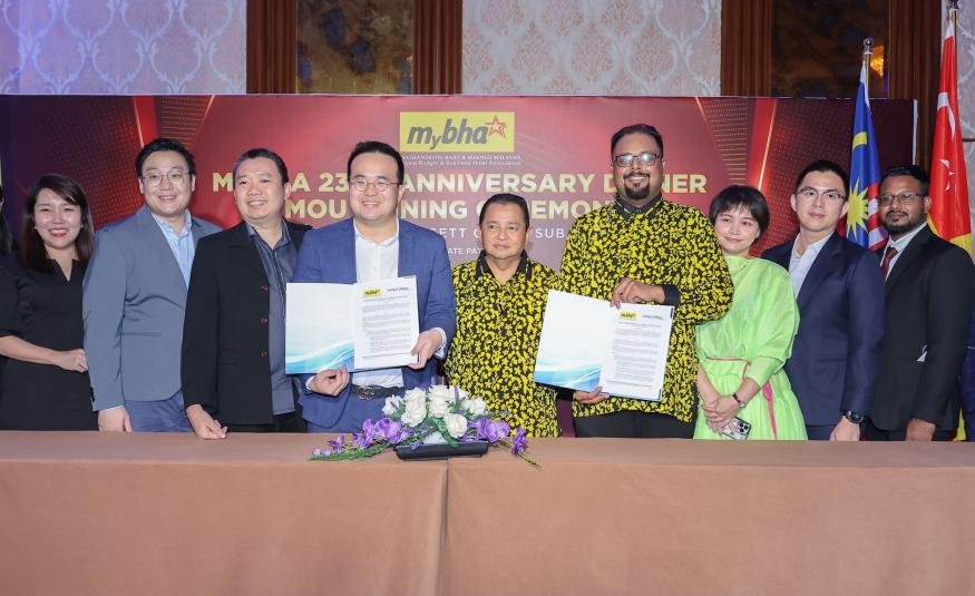 MoU tersebut telah ditandatangani oleh Ken Lee dan Presiden MyBHA, Sri Ganesh dan turut disaksikan oleh Ketua Pengarah Lembaga Penggalakan Pelancongan Malaysia, Datuk Ammar Abd. Ghapar