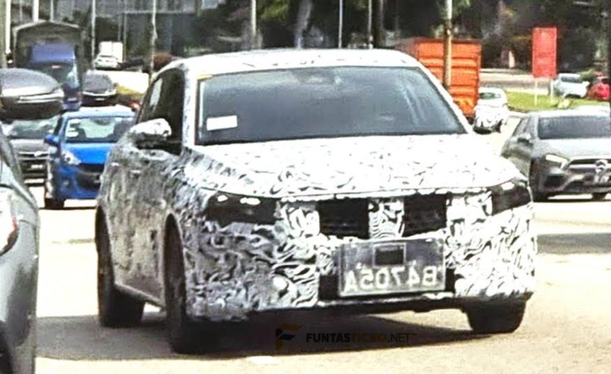 Kereta dikatakan Proton S50 dipandu uji di Subang Jaya, baru-baru ini. - Gambar PUTRA AZRAN/Internet