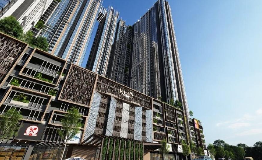 Ilustrasi pangsapuri servis KL48 Residence yang terletak di Jalan Sungai Besi, Chan Sow Lin